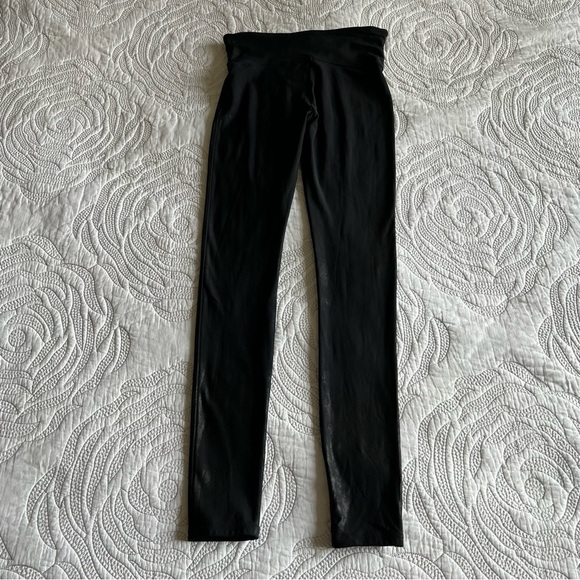SPANX - Faux Leather Leggings - Black - Picture 7 of 10